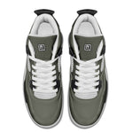 Men's Olive Green and Black Athletic Sneakers