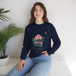 Women's "Unplug Unplug" Floral Sweatshirt