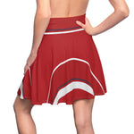 Women’s Red Skater Skirt