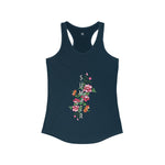 Women's "Summer" Floral Racerback Tank Top – Stylish & Lightweight