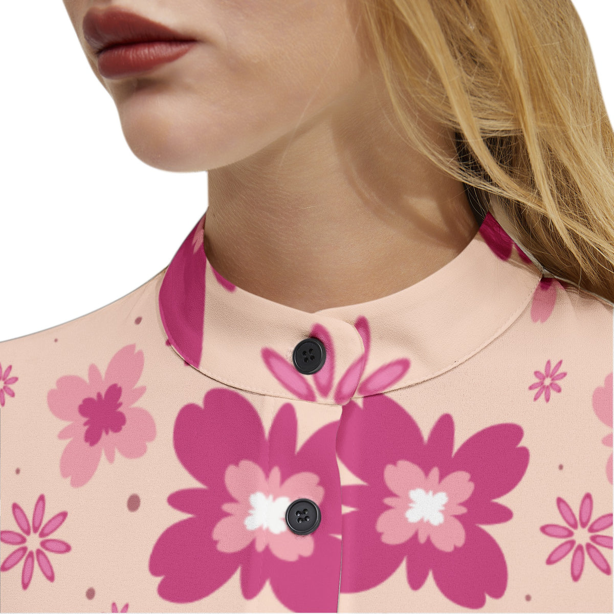 Long Sleeve Button Up Casual Shirt Top