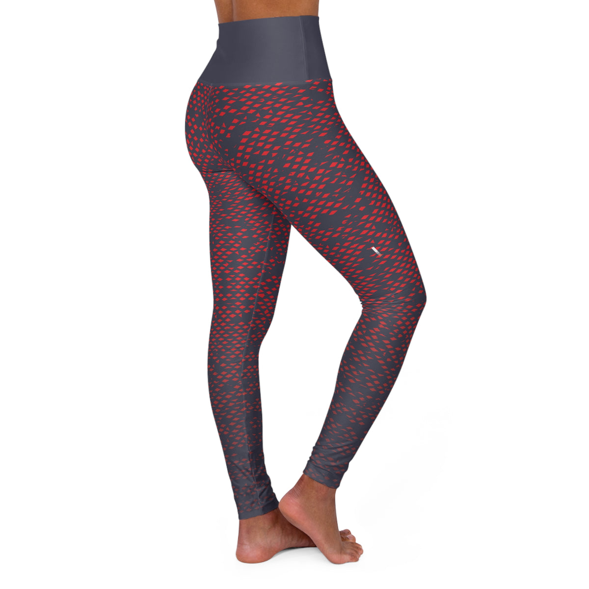 Women’s Abstract Red Pattern Leggings