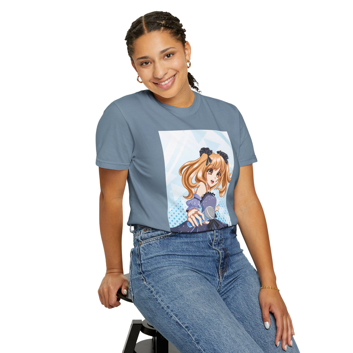 Women’s Anime Girl Graphic T-Shirt – Trendy, Aesthetic & Comfortable
