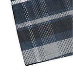 Men’s Black and Gray Plaid Polo T-Shirt