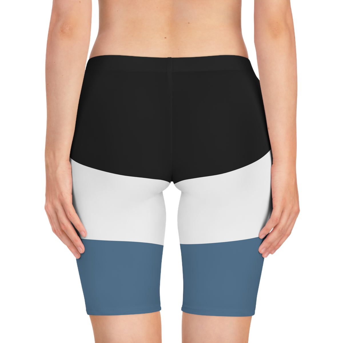 Women's Colorblock Sports Biker Shorts
