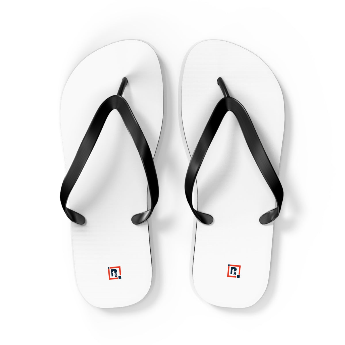 Men's Minimalist White Flip-Flops
