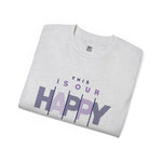 This Is Our Happy Place" Graphic T-Shirt – Comfort Meets Positivity