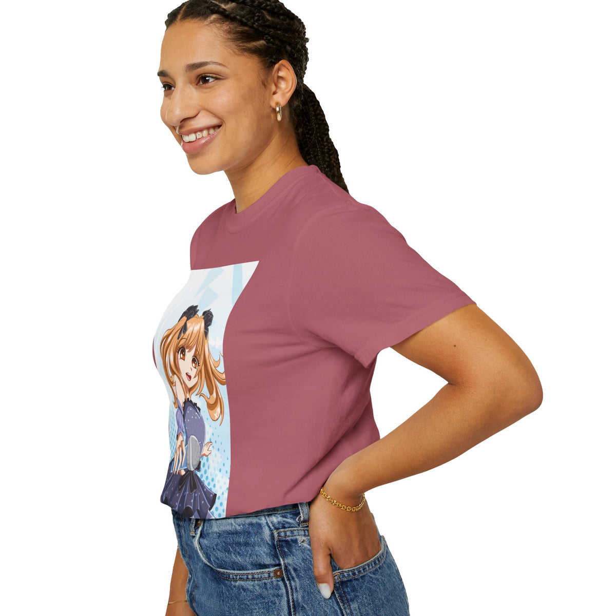 Women’s Anime Girl Graphic T-Shirt – Trendy, Aesthetic & Comfortable