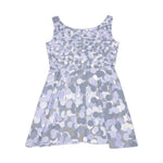 Women’s Sleeveless Skater Dress – Lavender Pebble Pop Edition by Progressive18