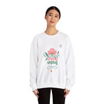 Women's "Unplug Unplug" Floral Sweatshirt