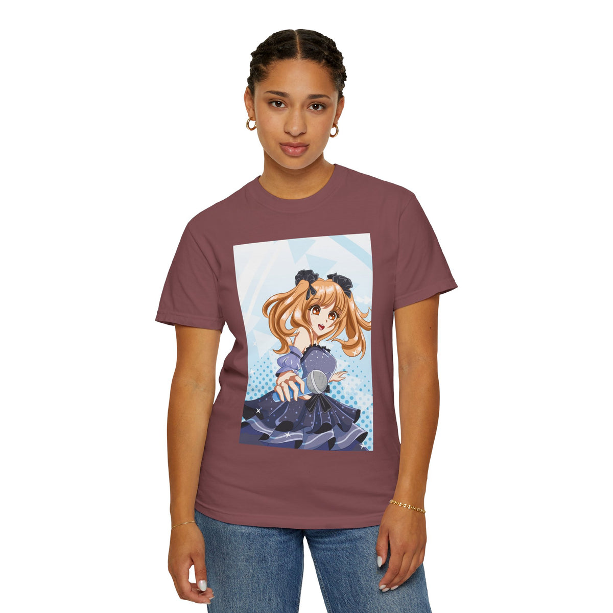 Women’s Anime Girl Graphic T-Shirt – Trendy, Aesthetic & Comfortable