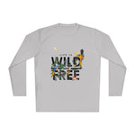 Women’s "Life is Wild and Free" Graphic Long-Sleeve T-Shirt – Trendy & Comfortable