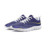 Men's Blue and Yellow Athletic Running Shoes