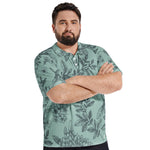 Men’s Green Botanical Polo T-Shirt