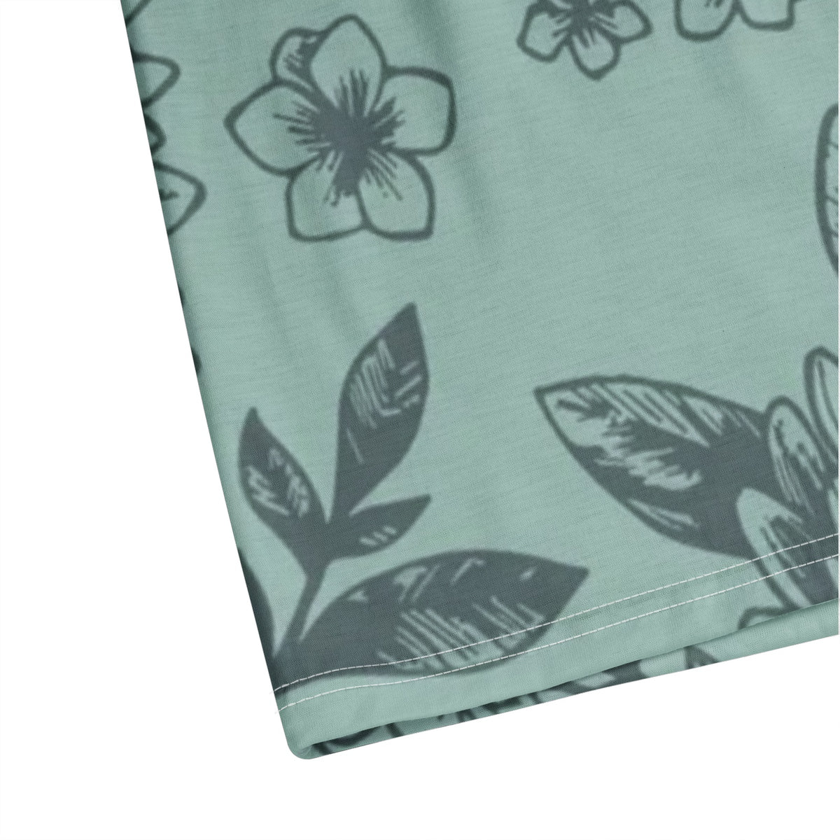 Men’s Green Botanical Polo T-Shirt