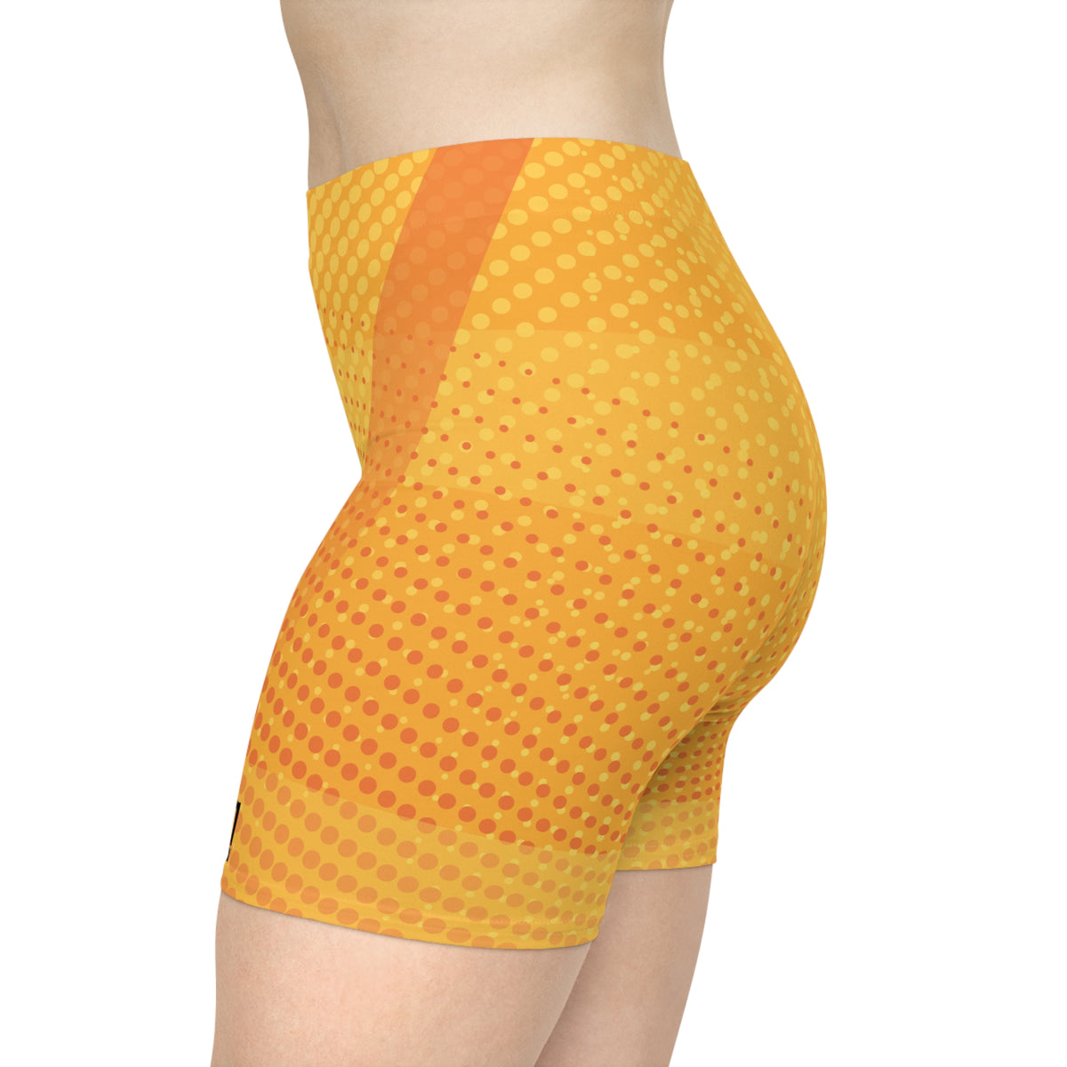 Women's Gradient Dot Print Compression Shorts