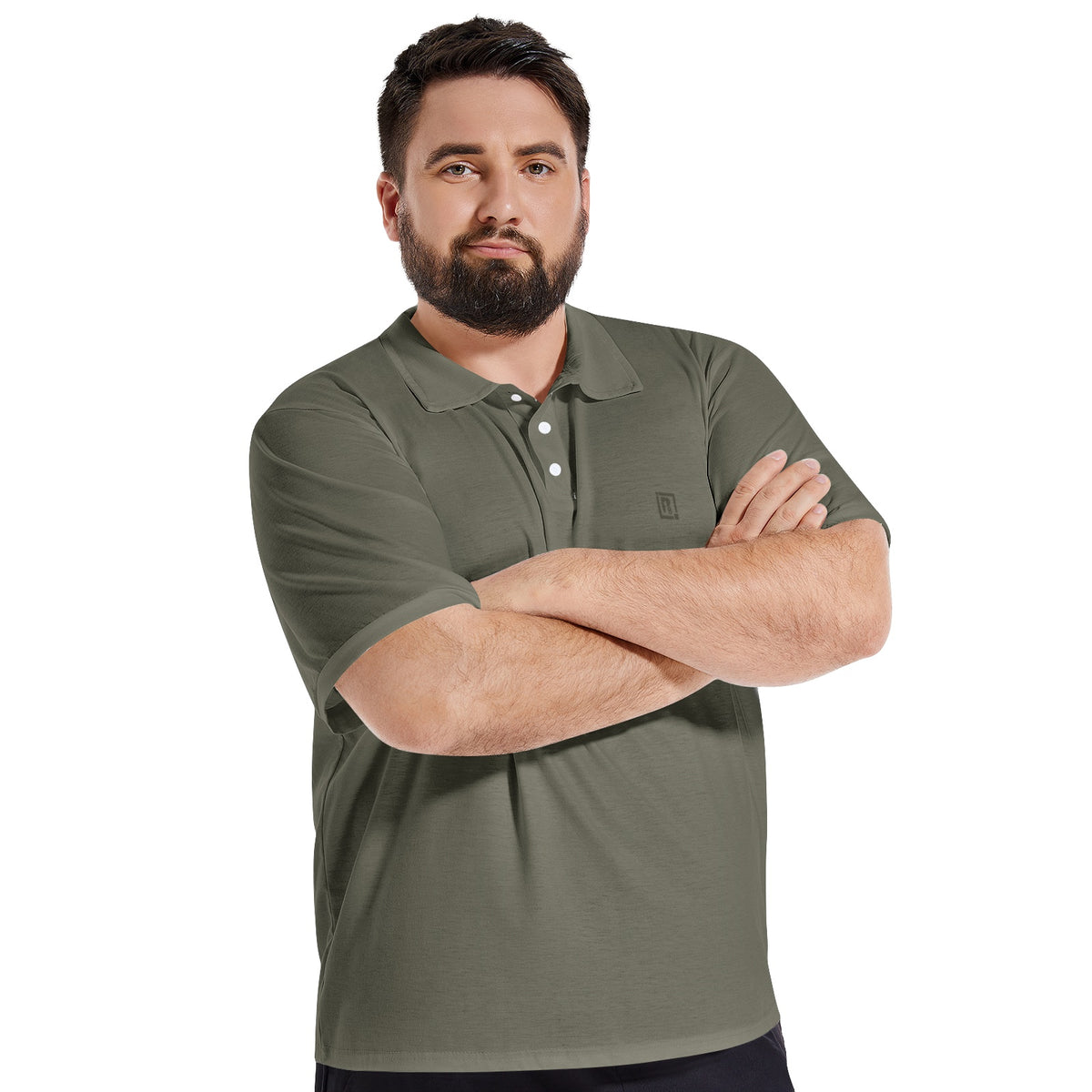 Men’s Classic Olive Green Polo T-Shirt