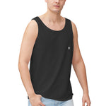 Men’s Black Graphic Tank Top – "Stay Hard"