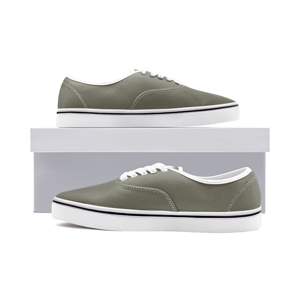 Men's Olive Green Canvas Sneakers
