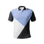 Men’s Tri-Color Block Polo T-Shirt