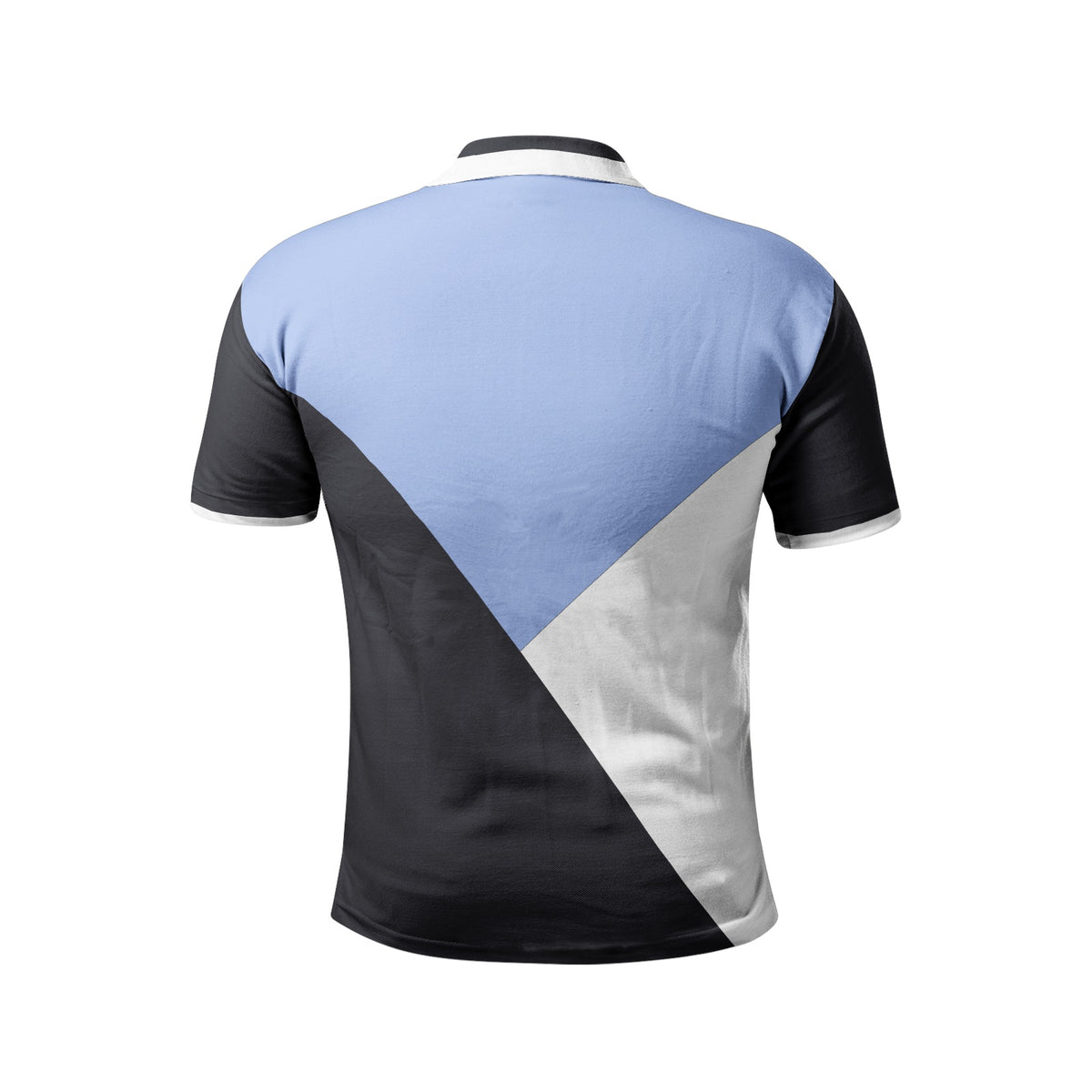 Men’s Tri-Color Block Polo T-Shirt