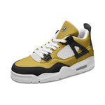 Men's Mustard Yellow and Black Athletic Sneakers
