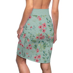 Women’s Floral Bodycon Pencil Skirt