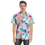 Men’s Short Sleeve Floral Hawaiian Shirt