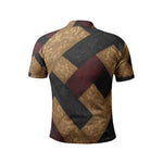 Men’s Rustic Pattern Polo T-Shirt