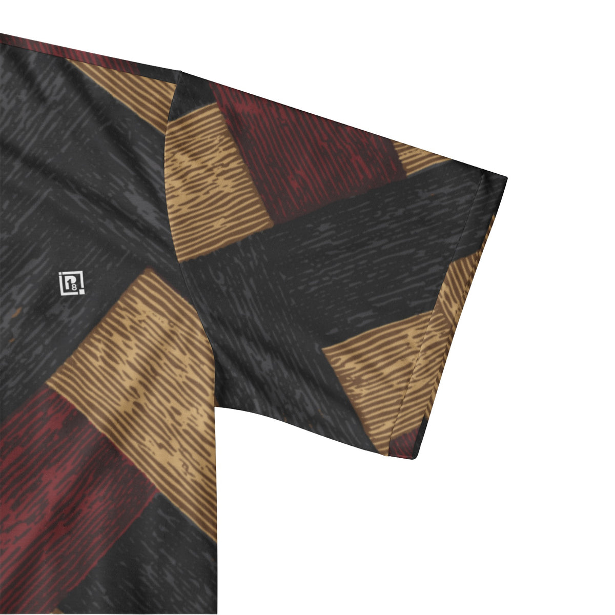 Men’s Rustic Pattern Polo T-Shirt