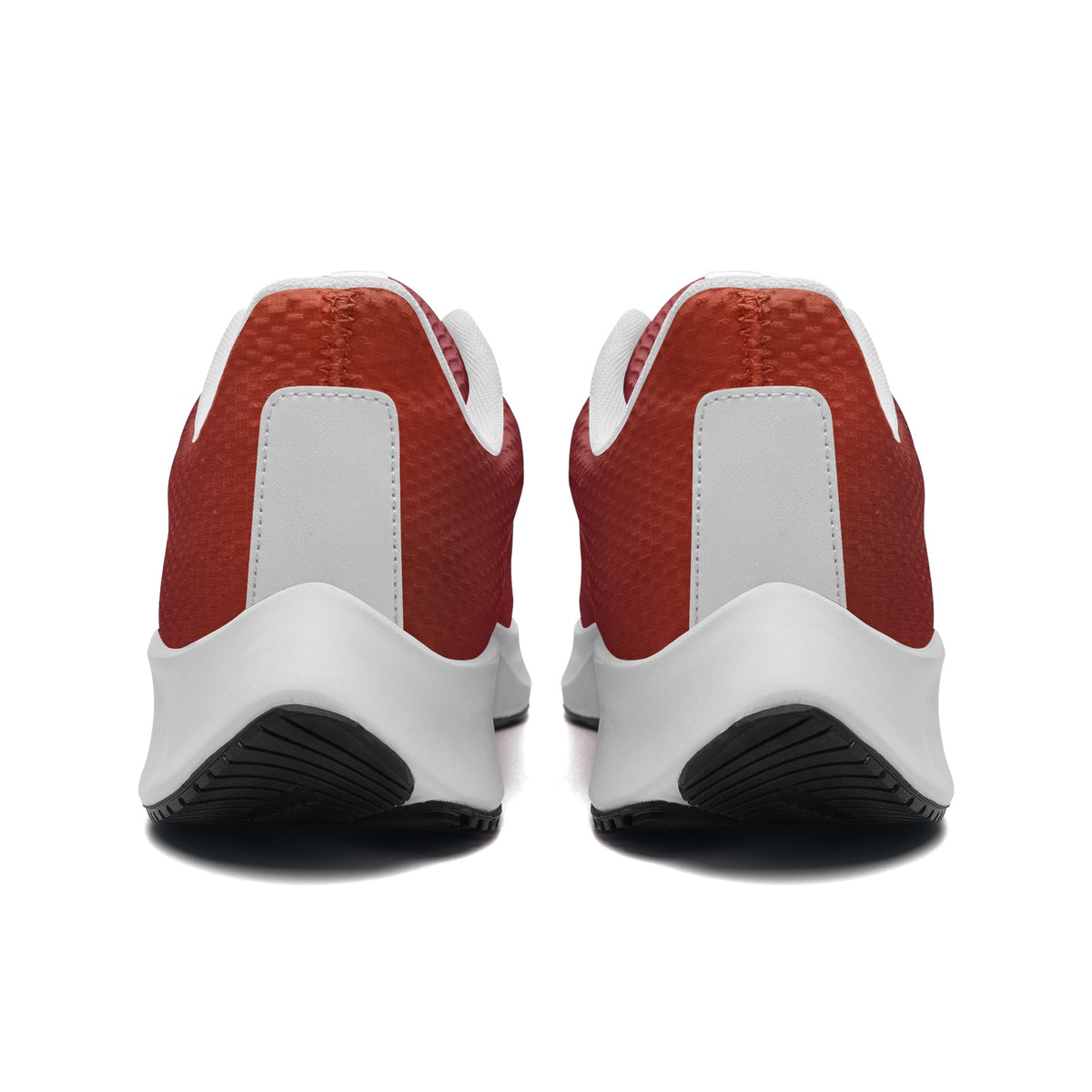 Ultra-Lightweight Gradient Running Shoes – Burgundy to Sunset Orange