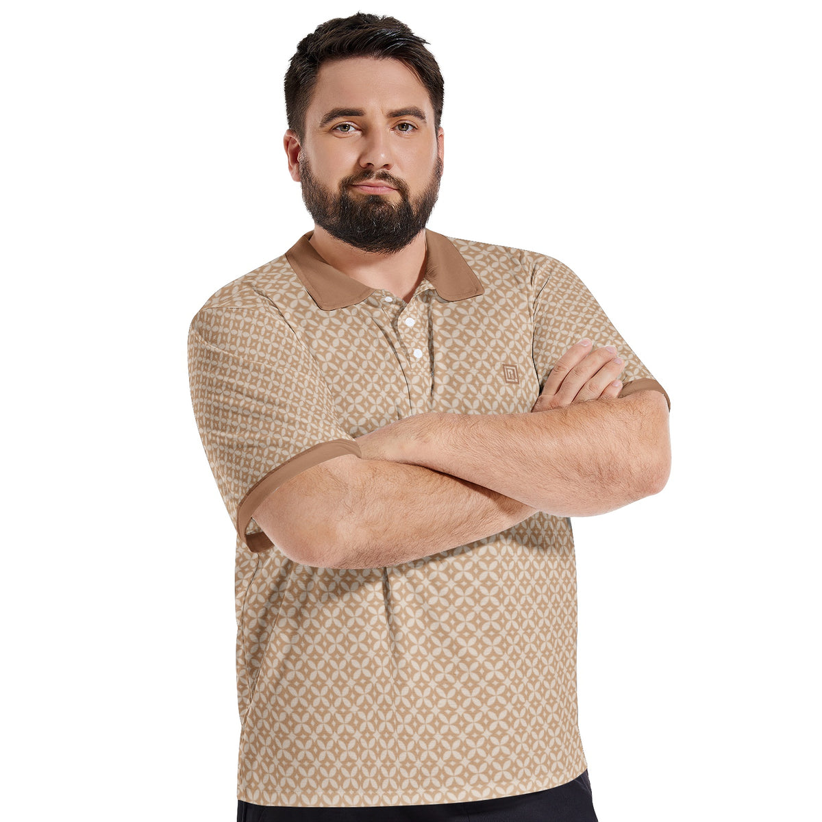 Men’s Printed Polo T-Shirt