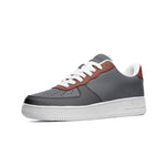 Men's Gray & Brown Casual Sneakers