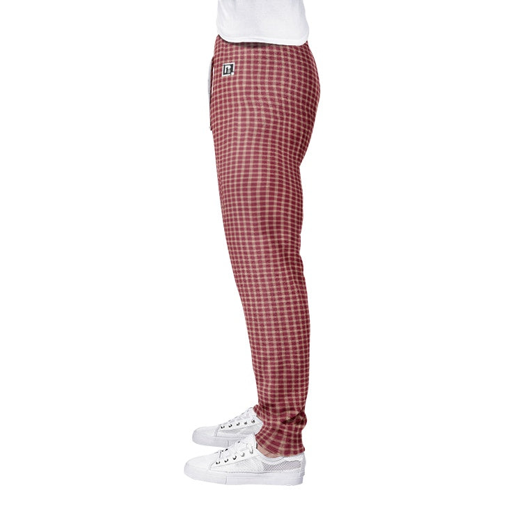 Men’s Micro-Checkered Sweatpants