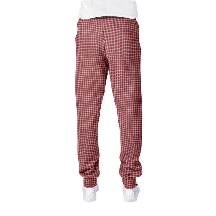 Men’s Micro-Checkered Sweatpants