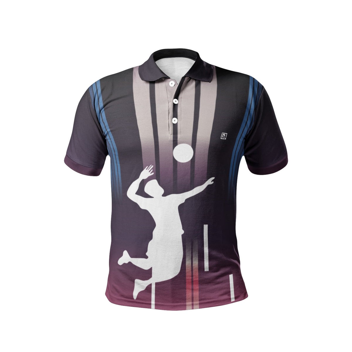 Men’s Sports Graphic Polo T-Shirt