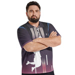 Men’s Sports Graphic Polo T-Shirt