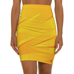 Women’s Yellow Bodycon Skirt