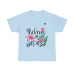 Women’s “Believe in Dreams” Floral Graphic T-Shirt – Inspiring & Stylish