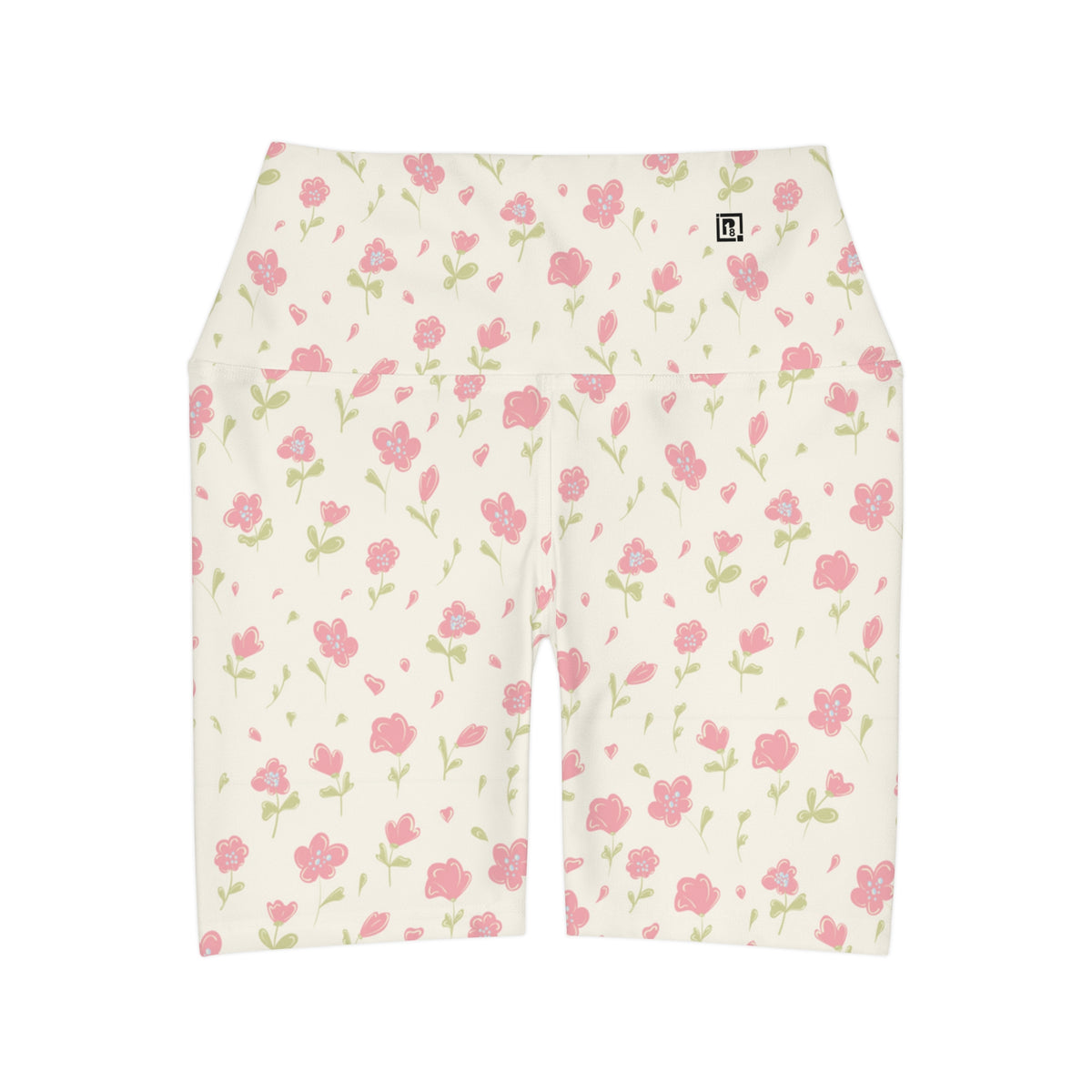 Women's Floral High-Waist Biker Shorts