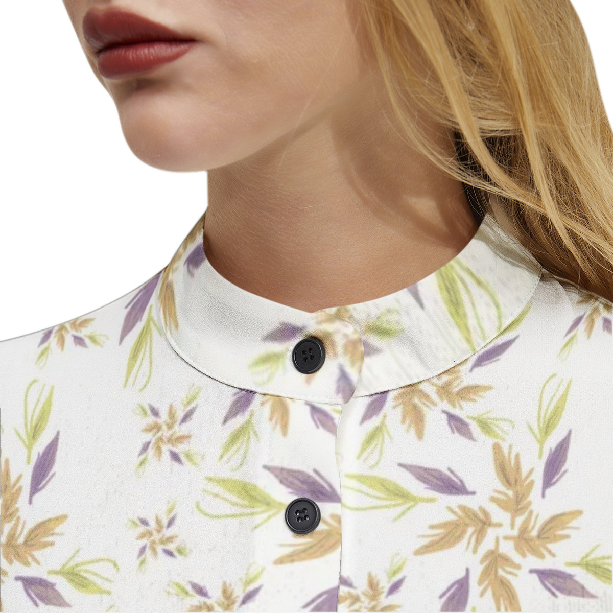 Long Sleeve Button Up Casual Shirt Top