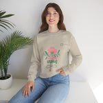 Women's "Unplug Unplug" Floral Sweatshirt