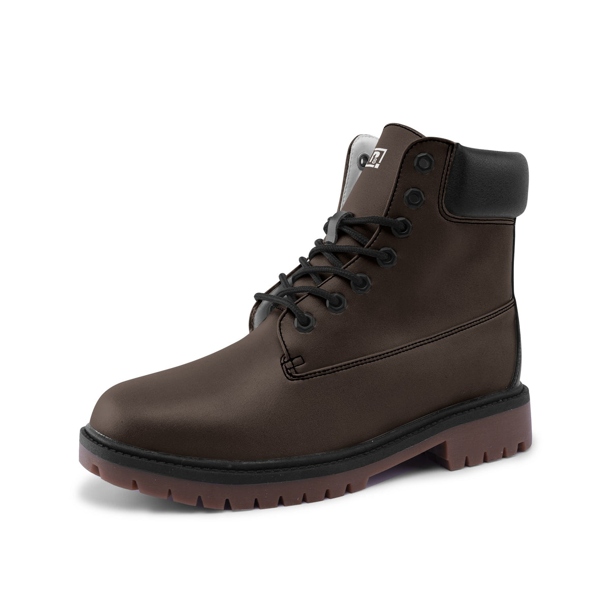 Men's Rugged Brown Leather Boots