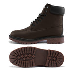 Men's Rugged Brown Leather Boots