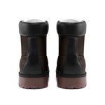 Men's Rugged Brown Leather Boots