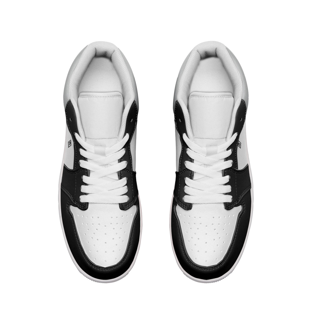 Men's Black, White, and Gray Sneakers