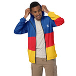 Men’s Tri-Color Hooded Windbreaker