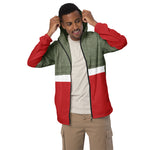 Men’s Two-Tone Hooded Windbreaker