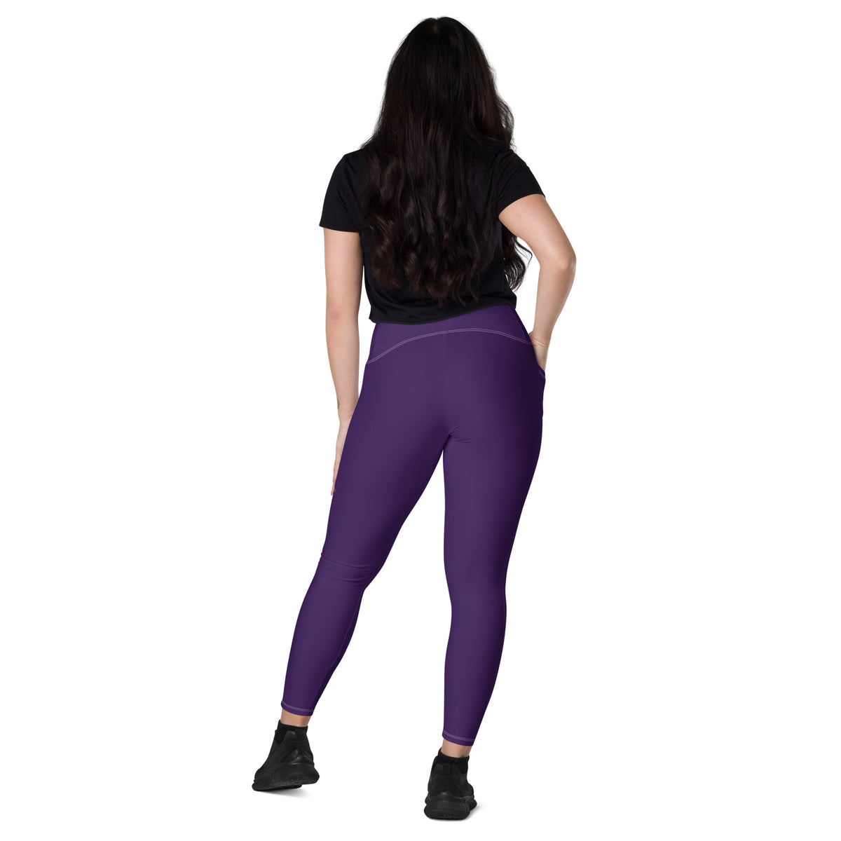 Women’s Purple Pocket Leggings
