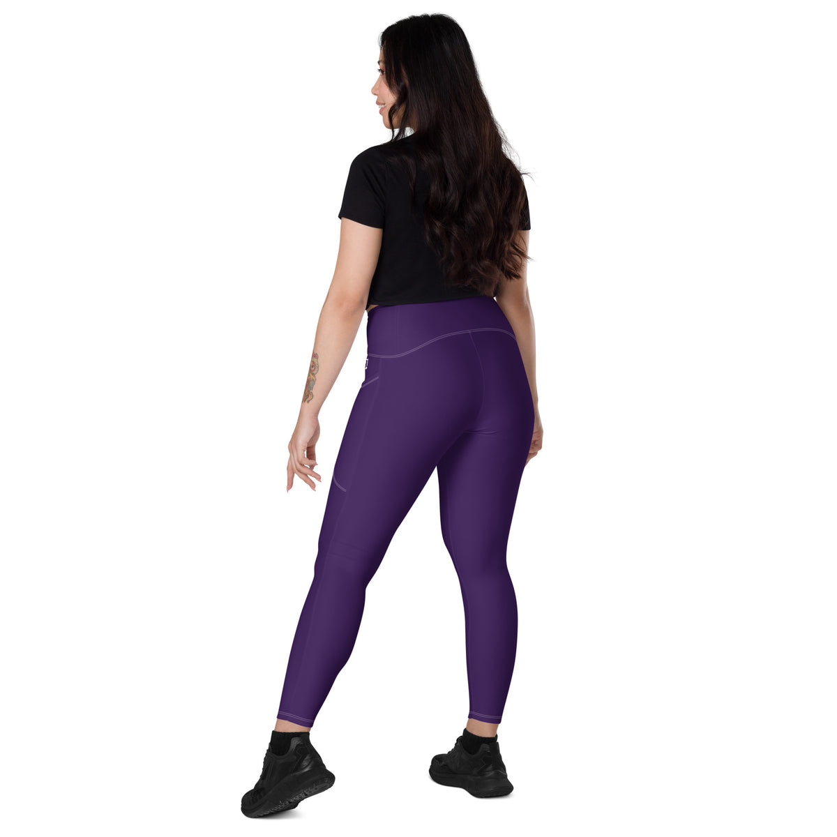 Women’s Purple Pocket Leggings